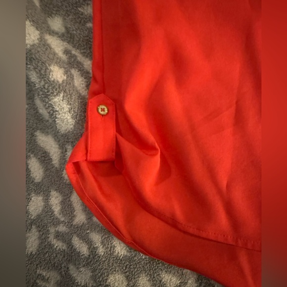 Calvin Klein Women's Red/Coral Blouse - Picture 4 of 6